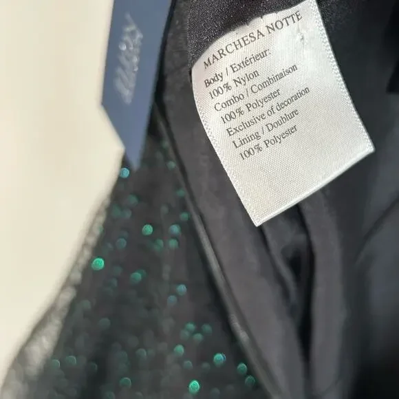marchesa notte ombre glitter dress Ombre Beaded Gown